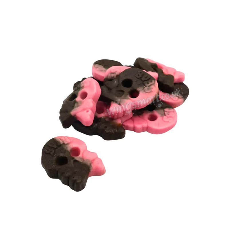 BUBS Raspberry Liquorice Skulls 1kg - 5kg