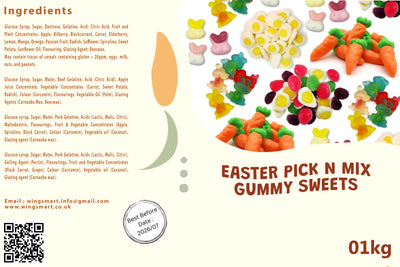 Easter Pick N Mix Gummy Sweets 1kg Tub