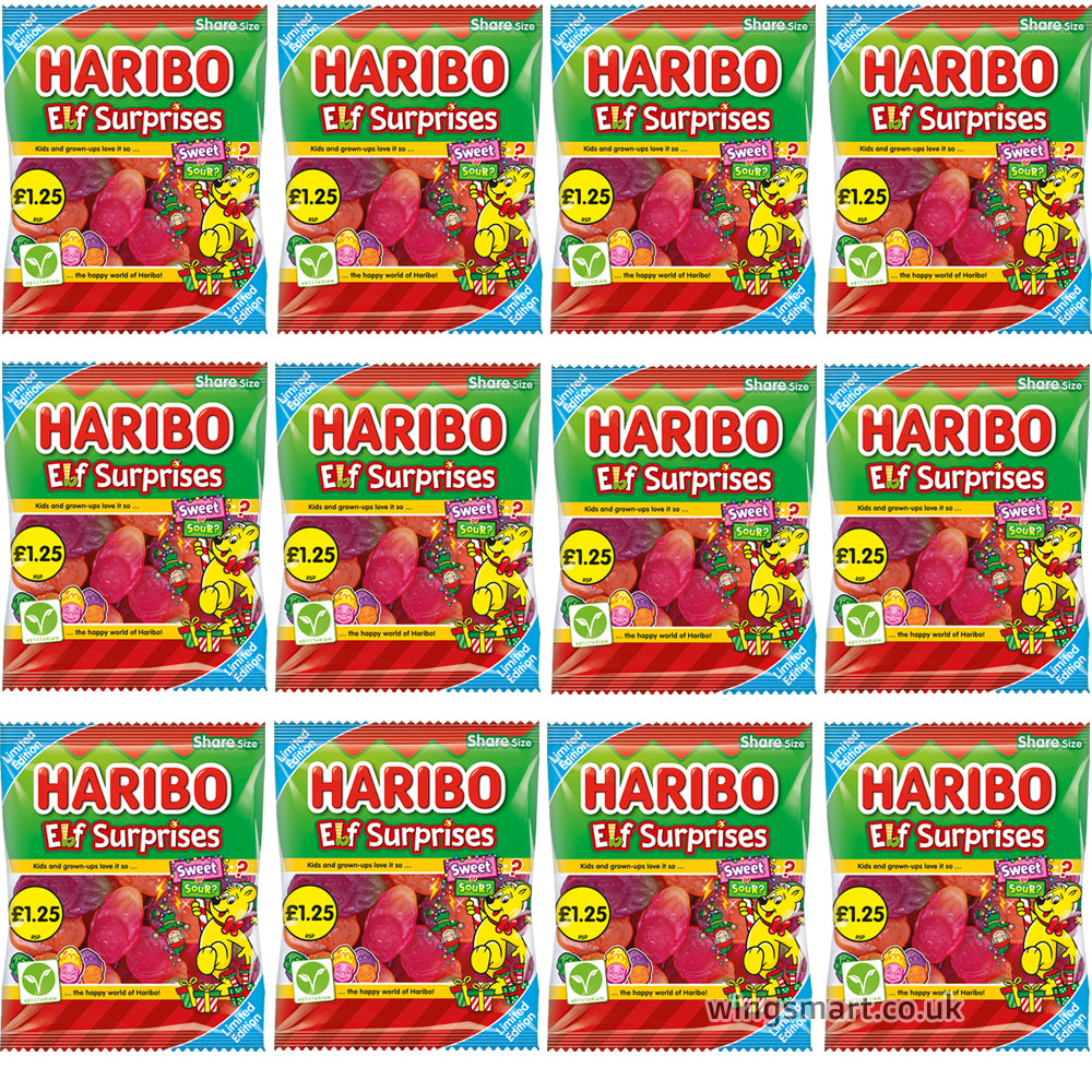 Haribo Limited Edition Elf Surprises Bag 140g PMP