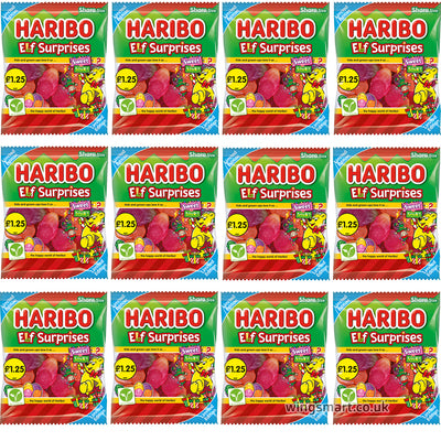 Haribo Limited Edition Elf Surprises Bag 140g PMP