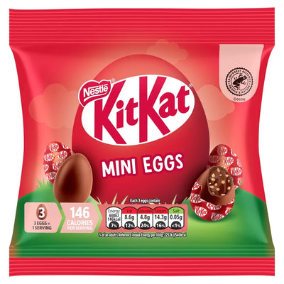 KitKat Mini Eggs Milk Chocolate Sharing Bag 81g (Box of 12)