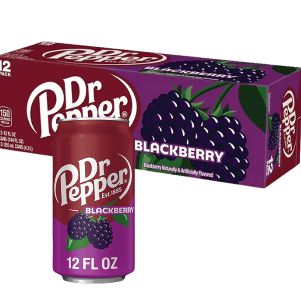 Dr Pepper Blackberry 12X355Ml