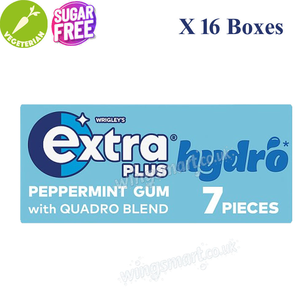 Extra Plus Hydro Peppermint Sugar free Chewing Gum 7 pieces
