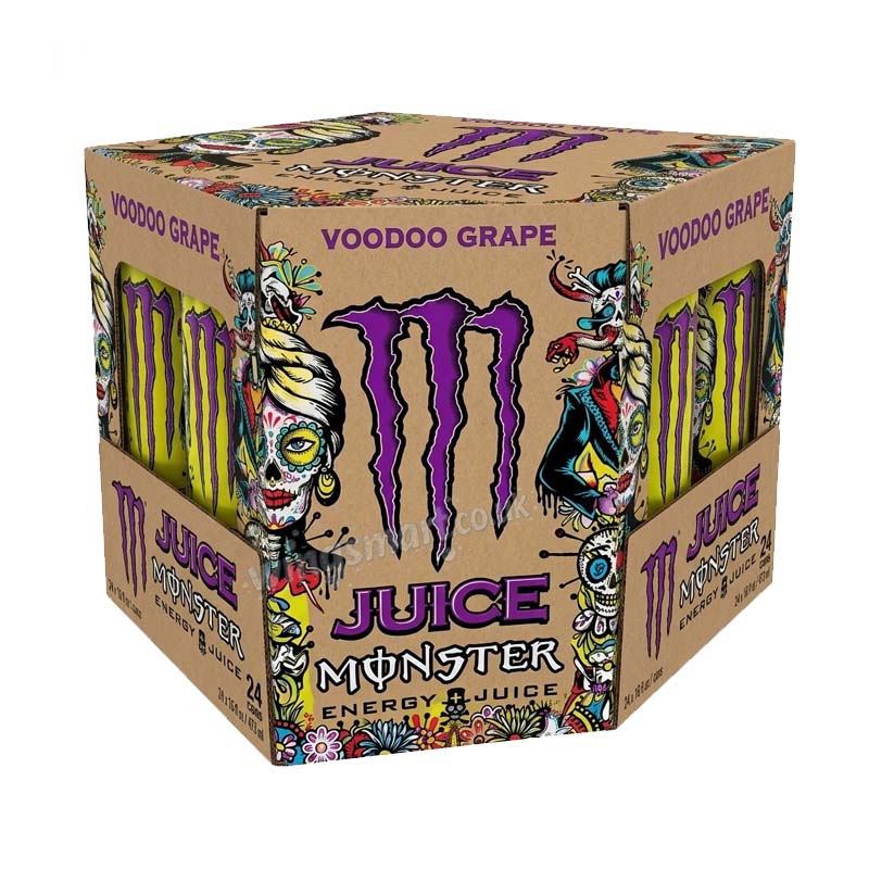 Monster USA Voodoo Grape 473ml (12 or 24 Packs)