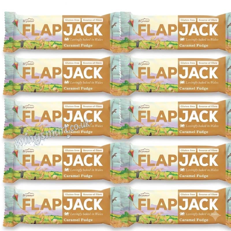Brynmor Chocolate Caramel Summer Flapjack 80g (10 or 20 Packs) – Sweet Oat Snack Bar