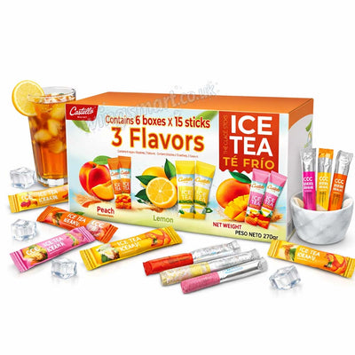 Castello Iced Tea 3 flavours 6 x 45g sticks Sugar free
