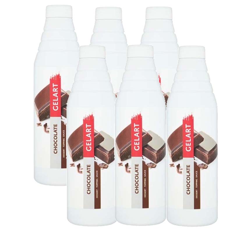 Gelart Chocolate Dessert Topping Sauce 1kg – 3 or 6 Packs