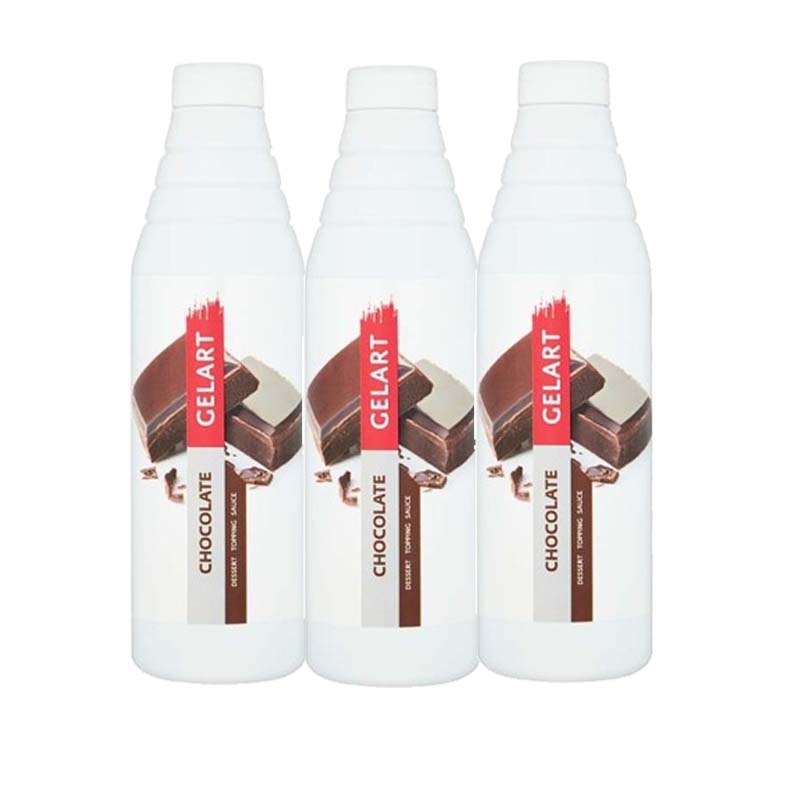 Gelart Chocolate Dessert Topping Sauce 1kg – 3 or 6 Packs