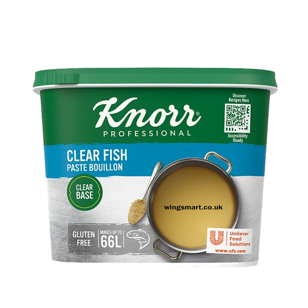 Knorr Professional Paste Bouillons 1kg Chicken, Beef, Vegetable & Clear Fish
