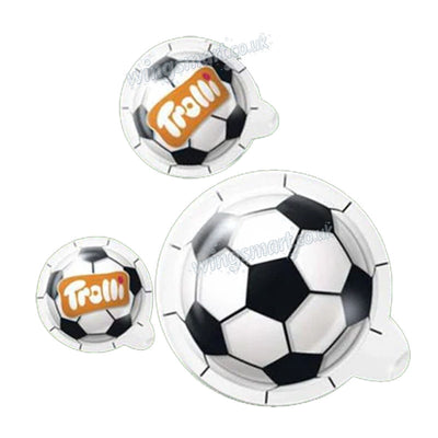 Trolli Super Kick Football 3D Candy 60 Count Bulk Pack with Tub