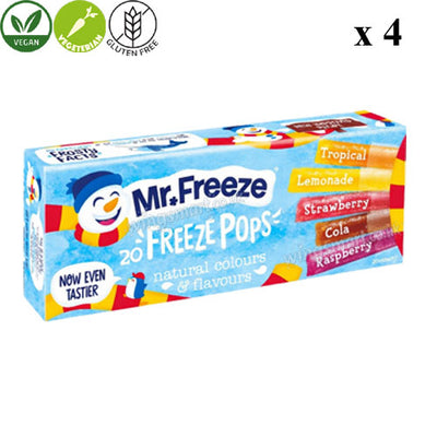Mr. Freeze Freeze Assorted Flavoured Pops 20 x 45ml