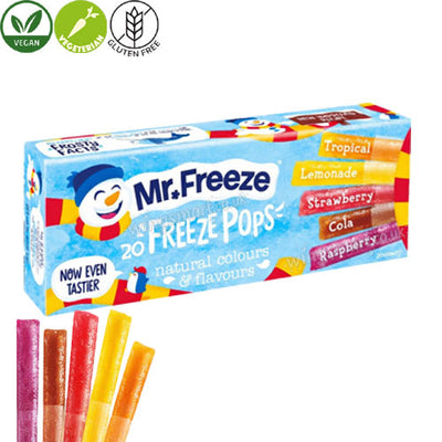 Mr. Freeze Freeze Assorted Flavoured Pops 20 x 45ml