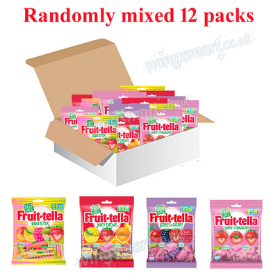 Fruit-tella Chewy Candy 135g Bags – Randomly Mixed Flavours Assortment