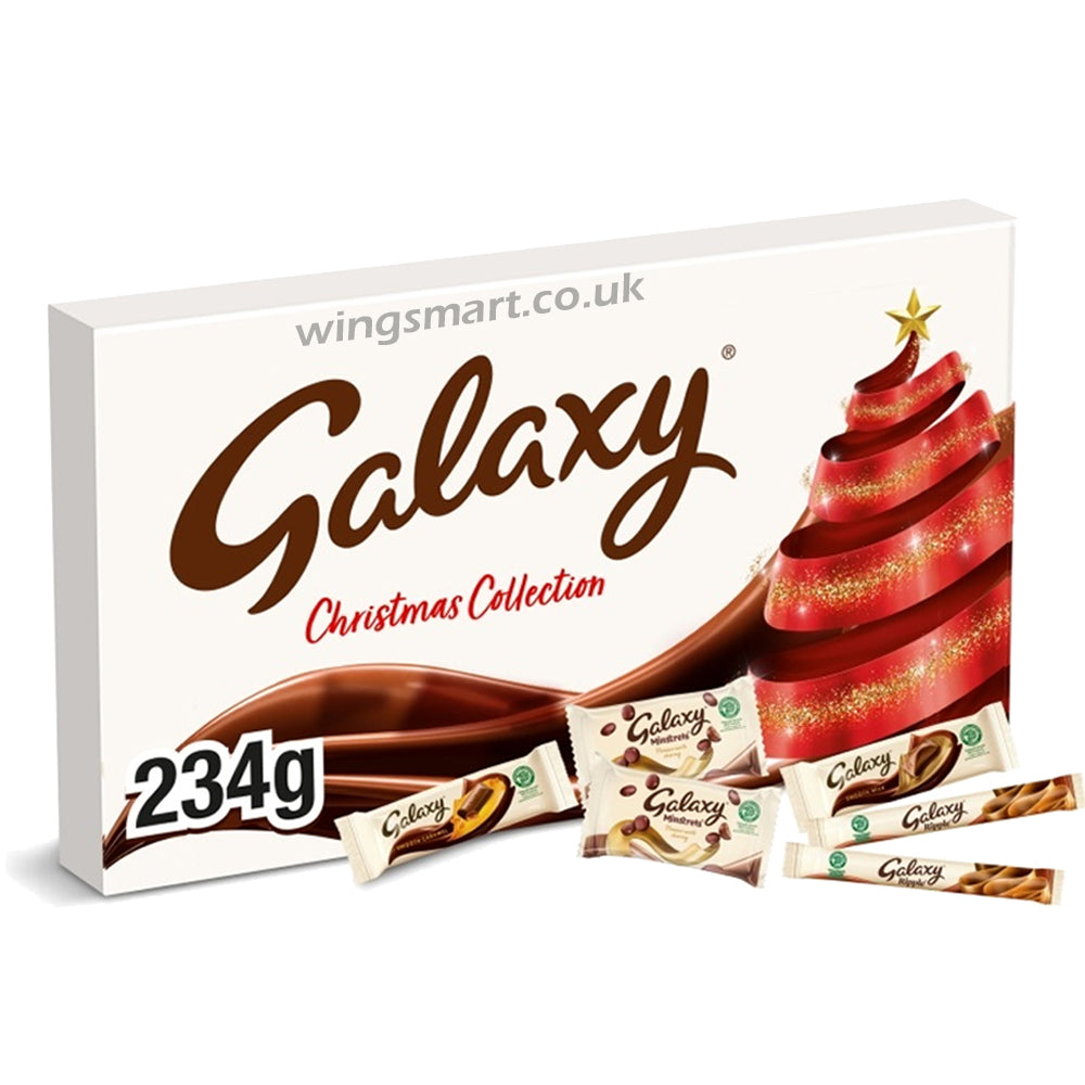 Galaxy Chocolate Large Christmas Selection Box 234g (Box Of 9)