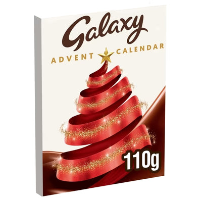 Galaxy Smooth Milk Chocolate Christmas Advent Calendar 110g