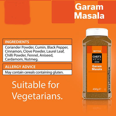 Chef's Menu Garam Masala 450g