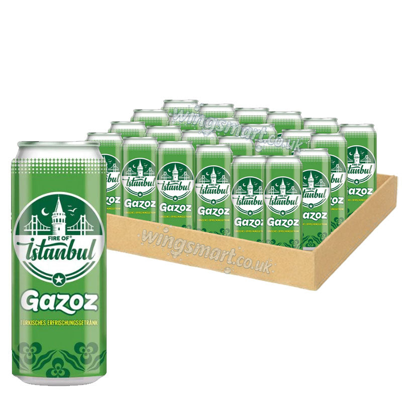 Fire Of Istanbul Mixed Soft Drinks 330ml (Cola, Orange & Gazoz) (Box of 24 cans)