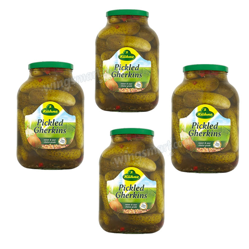 Kühne Pickled Gherkins 2450g Jar Sweet and Sour Choice Grade