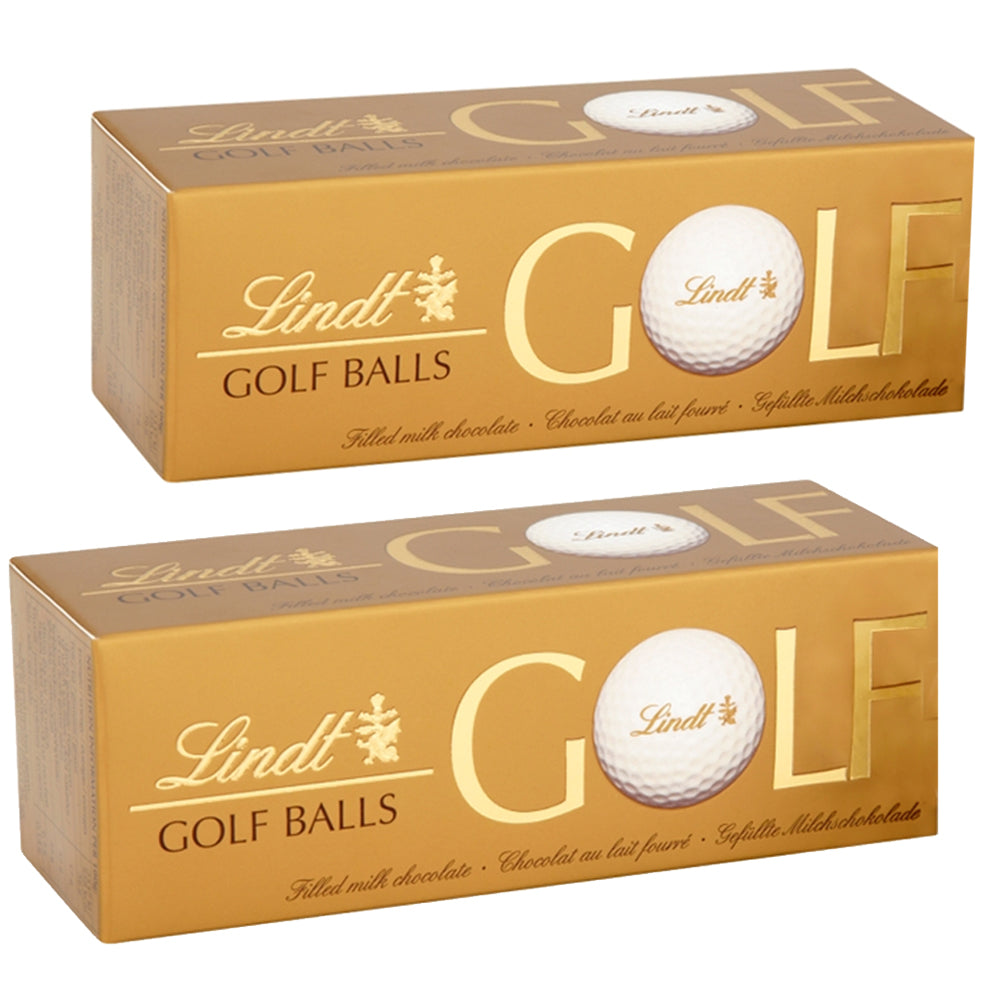 2 x Lindt Milk Chocolate Golf Balls 3 Pieces 110g