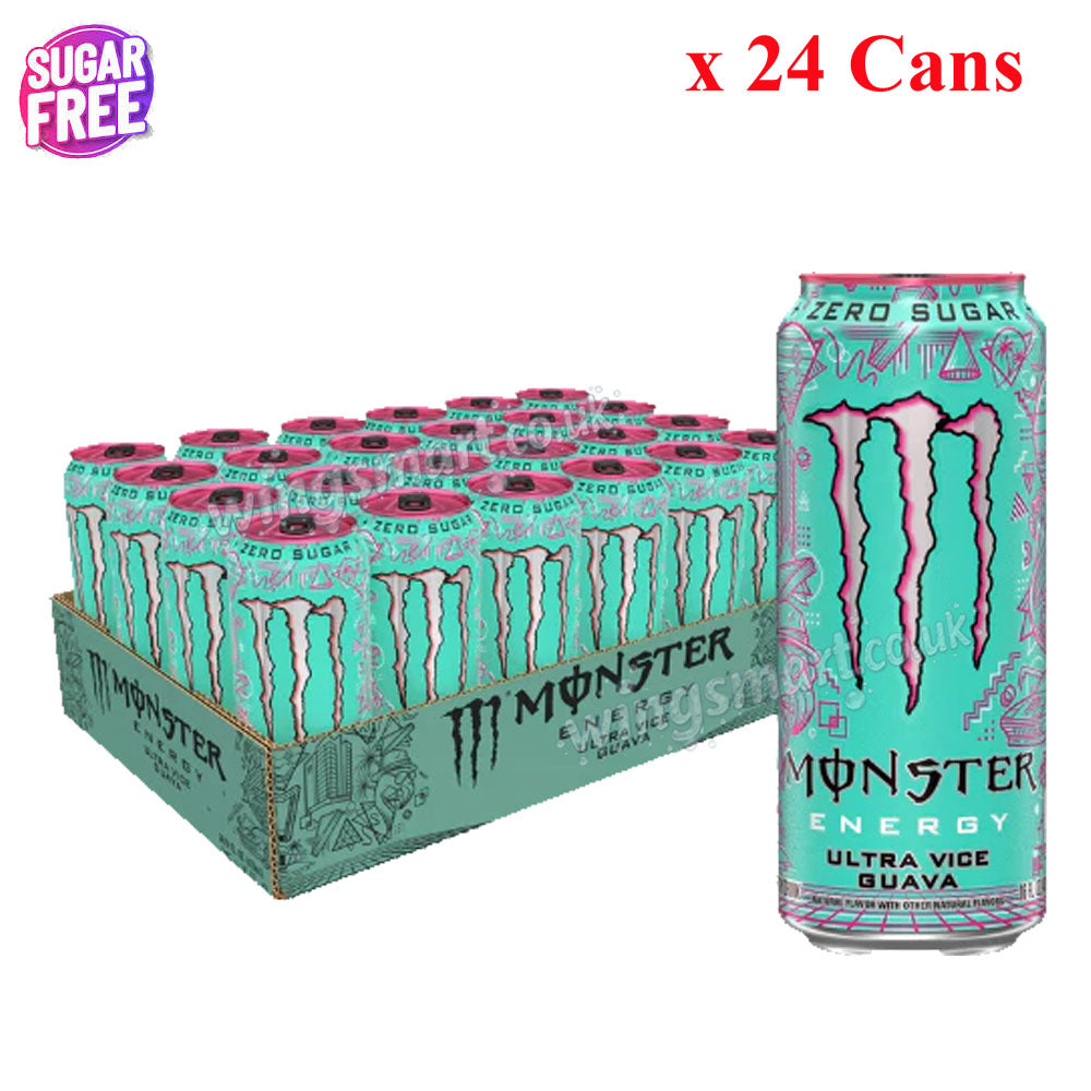 Monster Energy Drink 473ml – Electric Blue, Dreamsicle, Viking Berry, Guava & Java Irish Creme