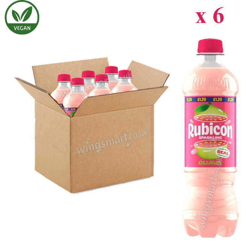 Rubicon Sparkling Tropical, Cherry Burst & Guava Drink 500ml PMP Summer Drink Treat