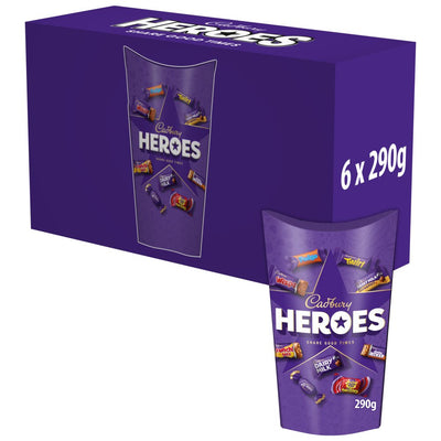 Cadbury Heroes Chocolate Assortment Gifting Box 290g – Case of 6