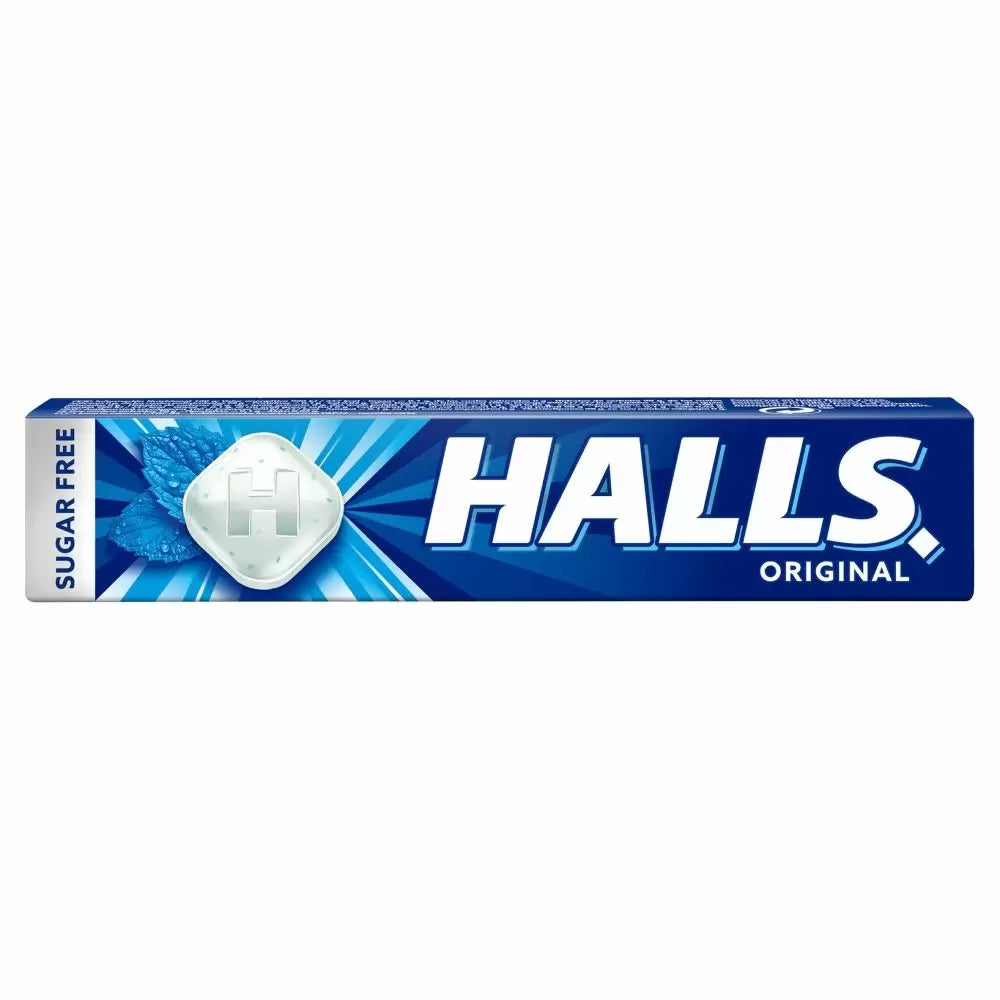 Halls Original Menthol Action Sugar Free 20 x 32g Full Box - WingsMart