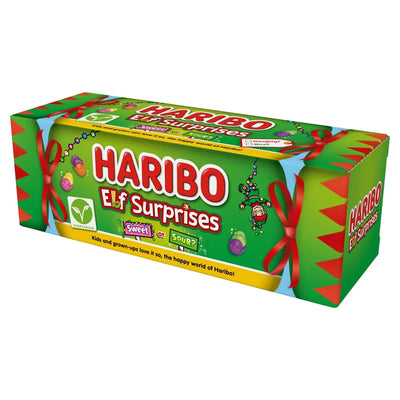 Haribo Elf Surprises Tube 12 x 120g | Festive Christmas Jelly Sweets
