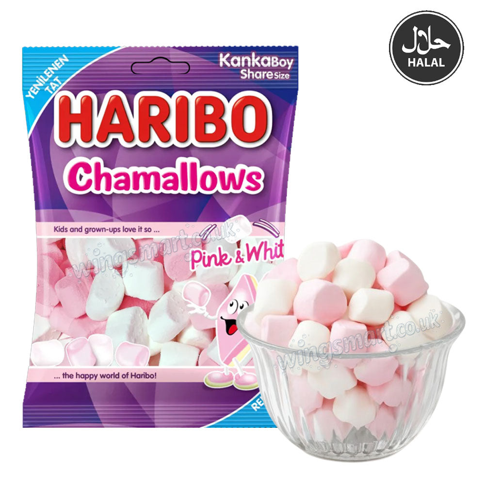 Haribo Halal Chamallows Marshmallows Packs 62g