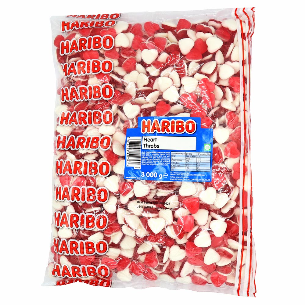 Haribo Heart Throbs (1kg- 3kg)