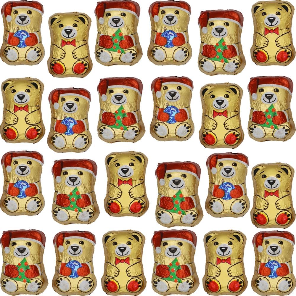 Milk Chocolate Crème Filled Gold Bears – 250g Heart Tub