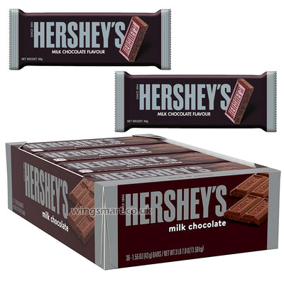 Hershey's Chocolate Bars 40g (Box Of 24)