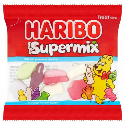 Haribo Supermix Minis Treat Bags 16g (Box Of 100)