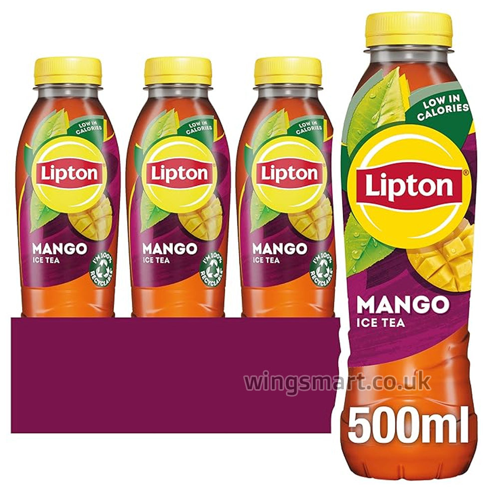 Lipton Ice Tea Mango Still Soft Drink 12 x 500ml Bottles