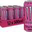 Monster Energy Drink Ultra Fantasy Ruby Red Zero Sugar 12 x 500ml PMP