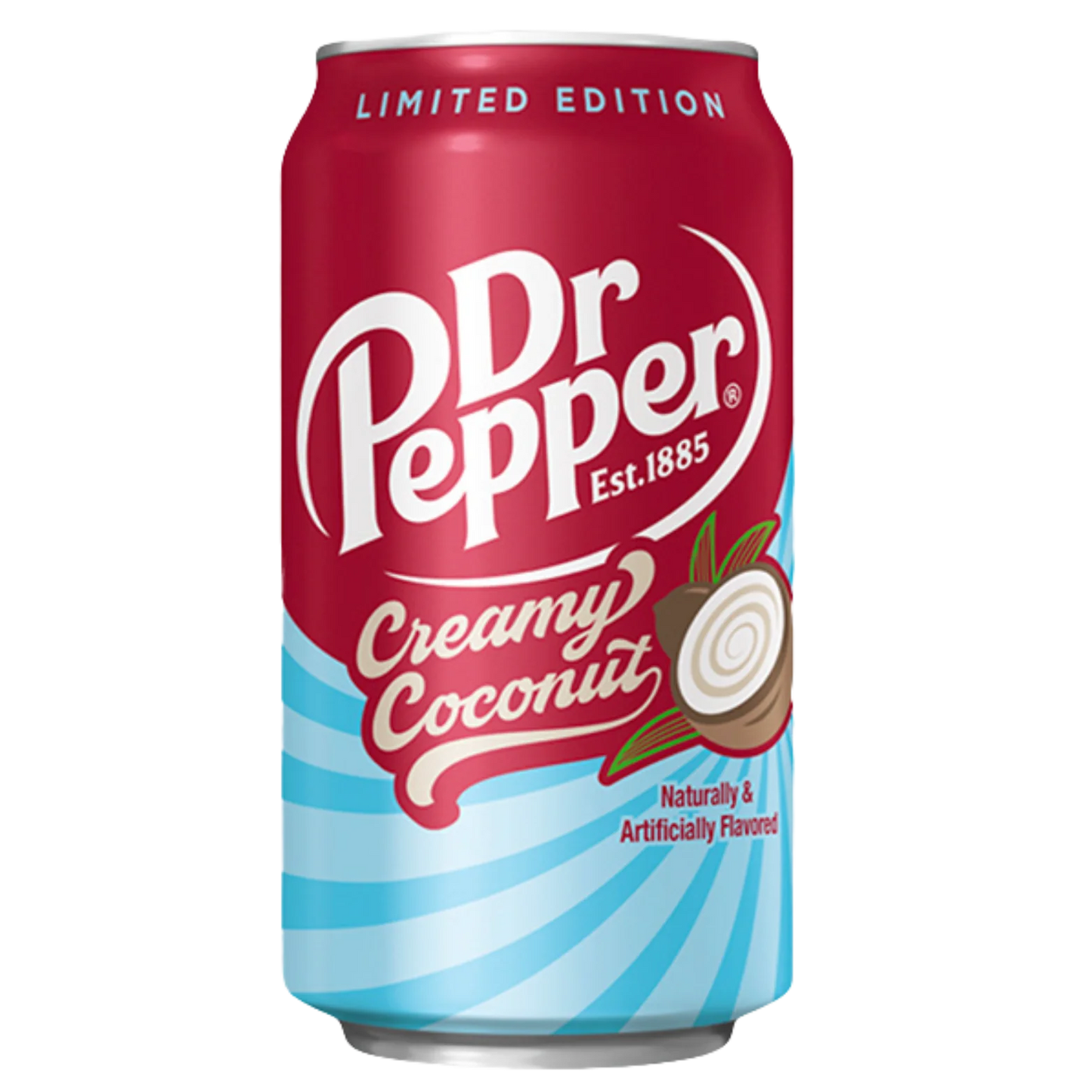 Dr Pepper Creamy Coconut Soda 12x355ml