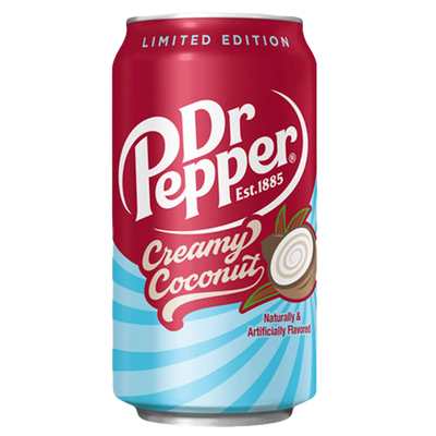 Dr Pepper Creamy Coconut Soda 12x355ml