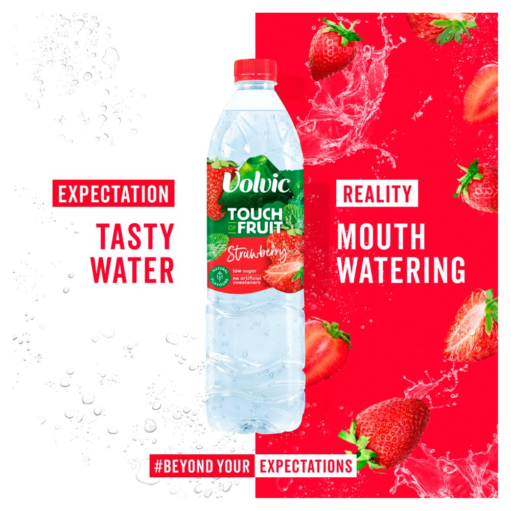 Volvic Touch of Strawberry 1.5L (Pack of 6)