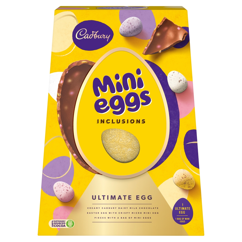 Cadbury Mini Eggs Inclusions Ultimate Egg 380g