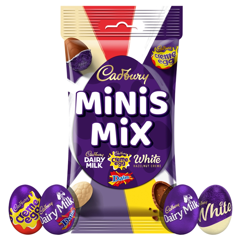 Cadbury Mini Mixed Chocolate Easter Egg Bag 238g