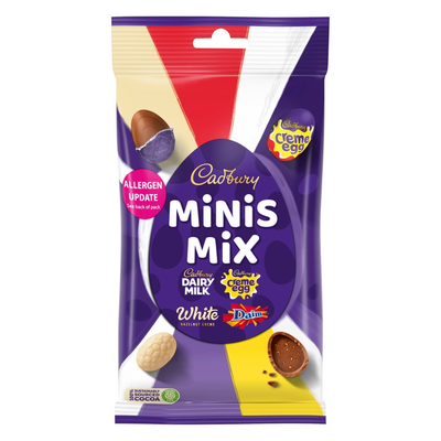 Cadbury Mini Mixed Chocolate Easter Egg Bag 238g