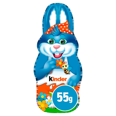 Kinder Chocolate Hollow Easter Bunny Figure 55g (Box of 24)