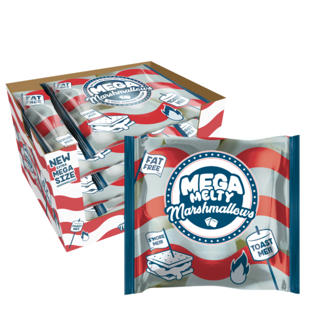 Mega Melty Marshmallows Bag 550g (Box of 6)