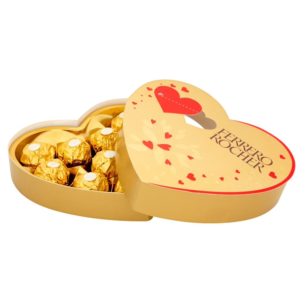 Ferrero Rocher Chocolate Valentine's Day Heart Shaped Box 125g