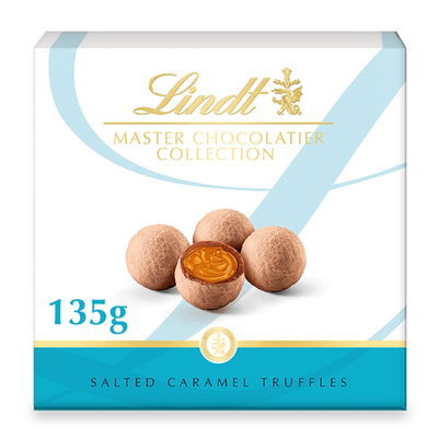 Lindt Salted Caramel Chocolate Truffles Box 135g