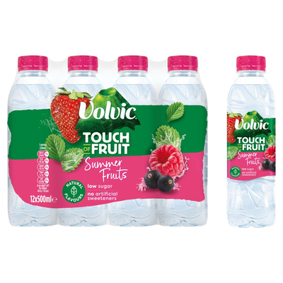 Volvic Touch of Summer Fruits 500ml (6 & 12 Bottles)