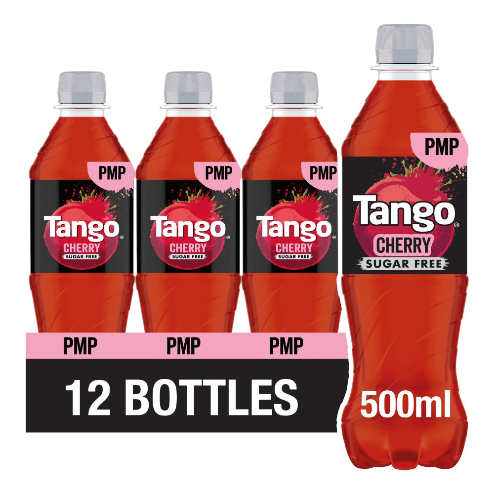 Tango Cherry Sugar Free Bottle 500ml PMP (Case of 12)