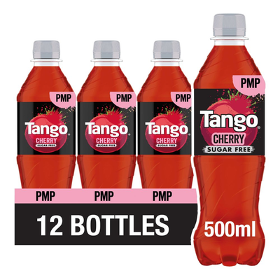 Tango Cherry Sugar Free Bottle 500ml PMP (Case of 12)
