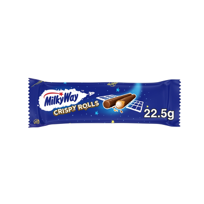 Milky Way Crispy Rolls Chocolate Bar 22.5g (Full Box) 24 Bars