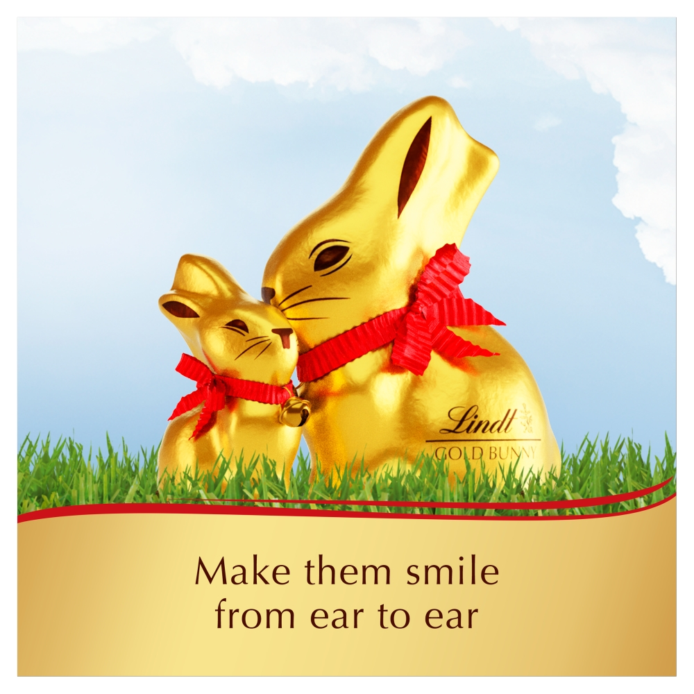 Lindt Gold Bunny Easter Milk Chocolate 100g (Pack of 3)